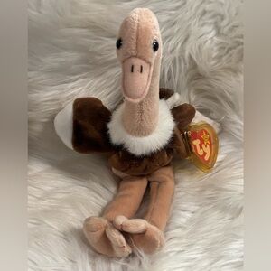 Stretch the Ostrich Retired Beanie Baby- TY 1997